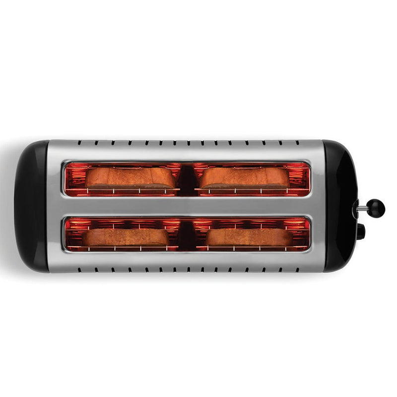 Dualit 46025 2 Slot Long Lite Toaster - Black