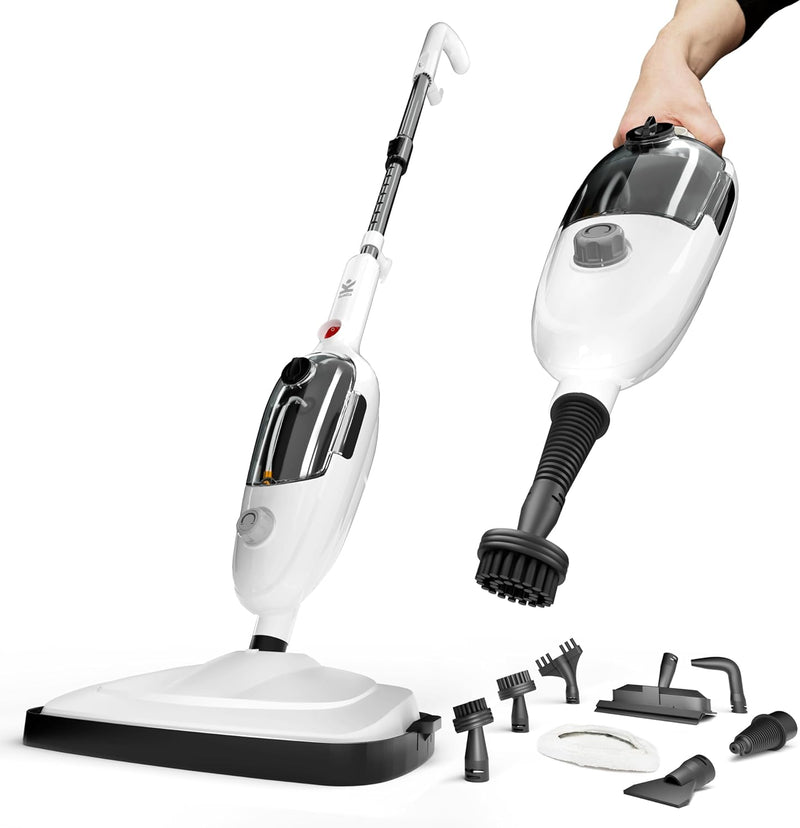 Avalla T-9 High Pressure Steam Mop: Double Cleaning Power