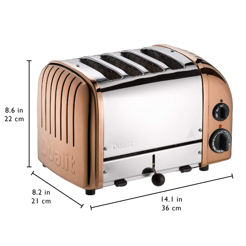 Dualit Classic 4-Slice Stainless Toaster - UK Hand-Built