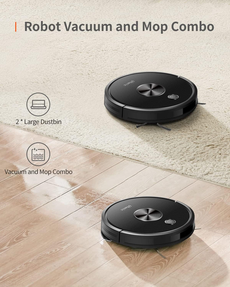 D5s Pro Robot Vacuum: 3000Pa Suction, Wi-Fi/Alexa Control