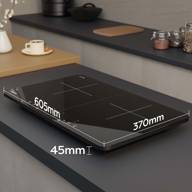 CIARRA CBTIH2 Portable Induction Hob 2800W Double Cooking Zones