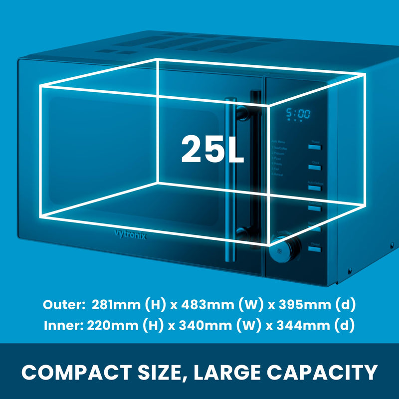 VYTRONIX VY-C900M 900W Digital Microwave - 25L Capacity