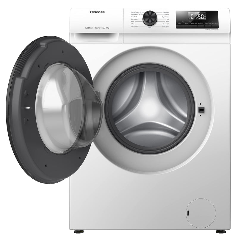 Hisense WFQA1014EVJM 10kg Freestanding Washing Machine - White