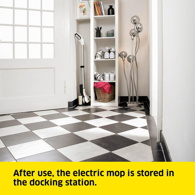 Kärcher EWM 2 Electric Wipe Mop, Cordless Floor Cleaner