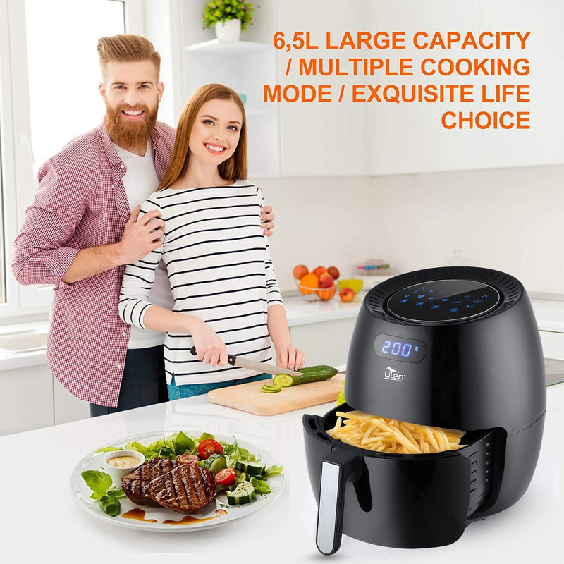 Uten 10L Digital Air Fryer Oven: 12 Preset Menus, LED Touch