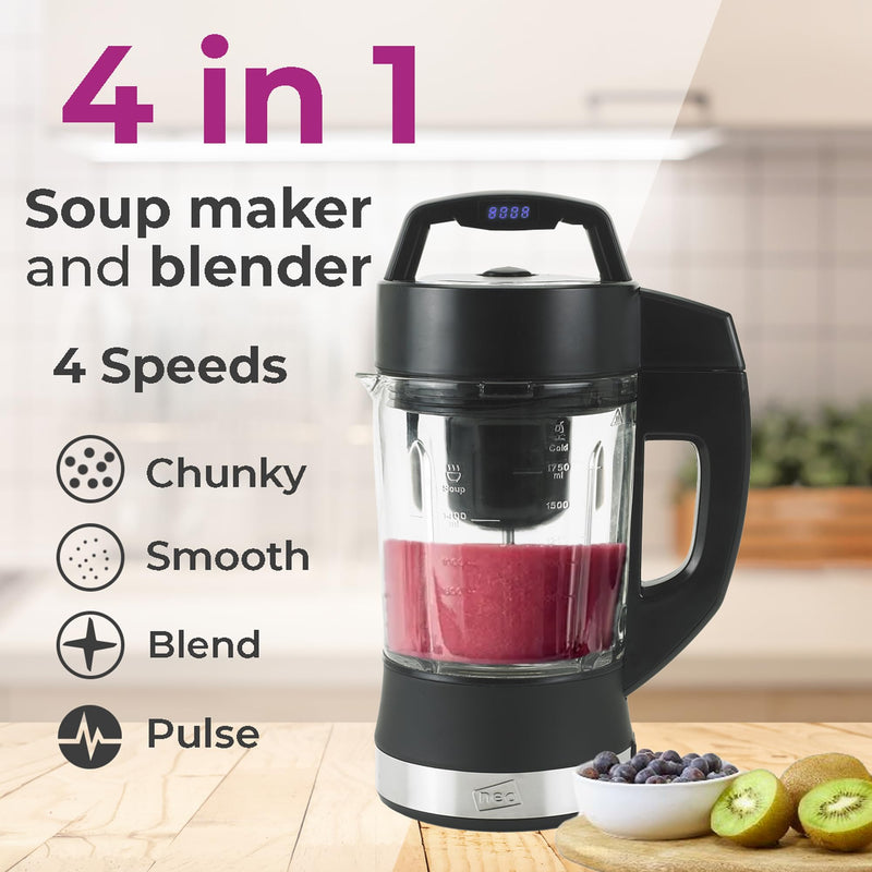 Neo® 4-in-1 Stainless Steel Digital Soup Maker & Blender