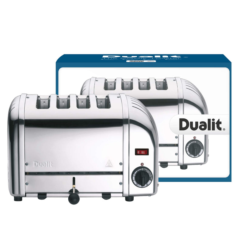 Dualit Classic 4-Slice Stainless Toaster - UK Hand-Built