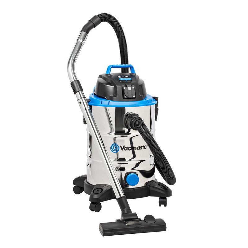 Vacmaster Power 30 PTO Wet/Dry Cleaner: 30L, 1500W Motor