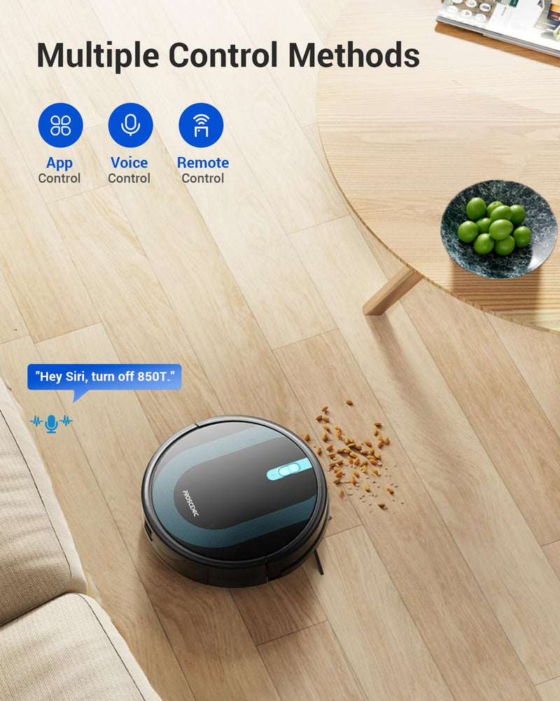 Proscenic 850T Robot Vacuum - 3000Pa, WiFi/Alexa, Self-Charging