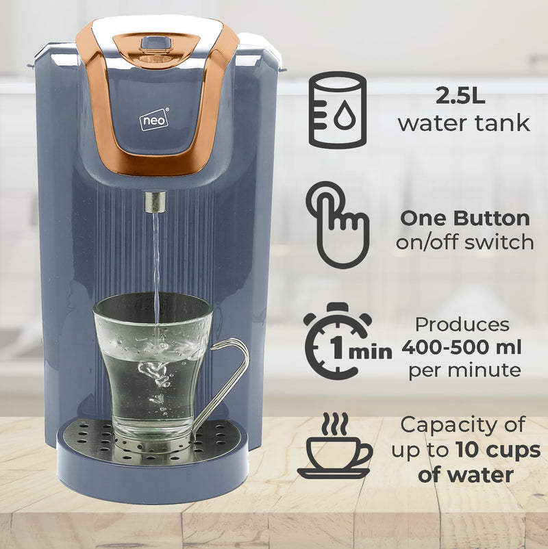 Neo 2.5L Instant Electric Hot Water Dispenser: 2600W