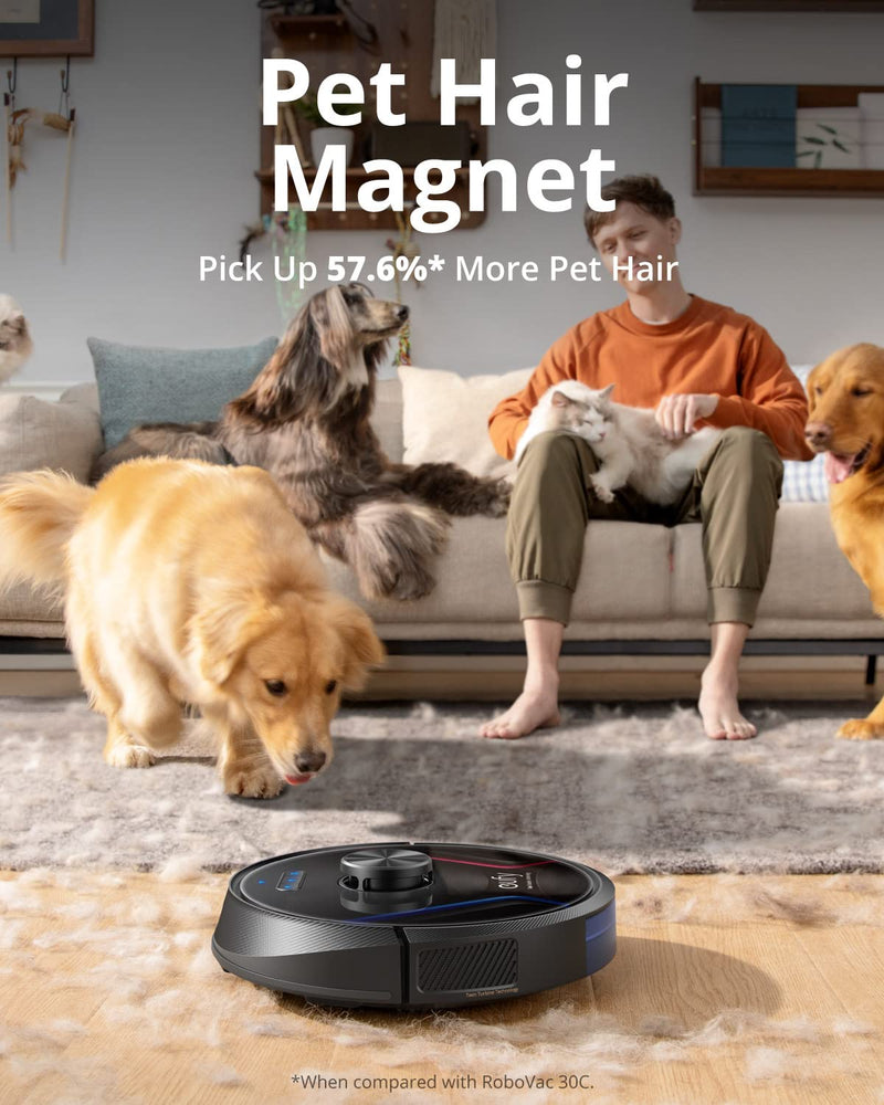 eufy L60 Robot Vacuum - Self Empty Station, Hair Detangling