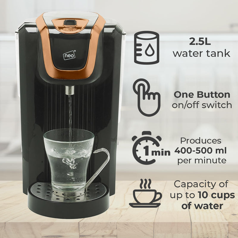 Neo 2.5L Instant Electric Hot Water Dispenser: 2600W