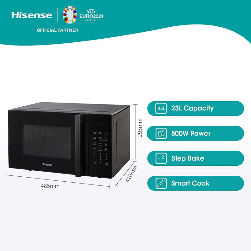 Hisense 700W 20L Digital Solo Microwave, White