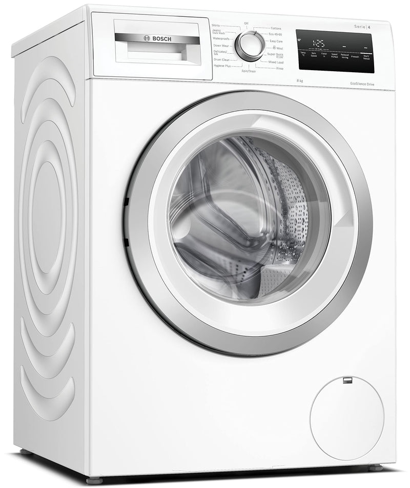 Bosch Series 4 WAN28250GB Washing Machine, 8kg, 1400rpm, White