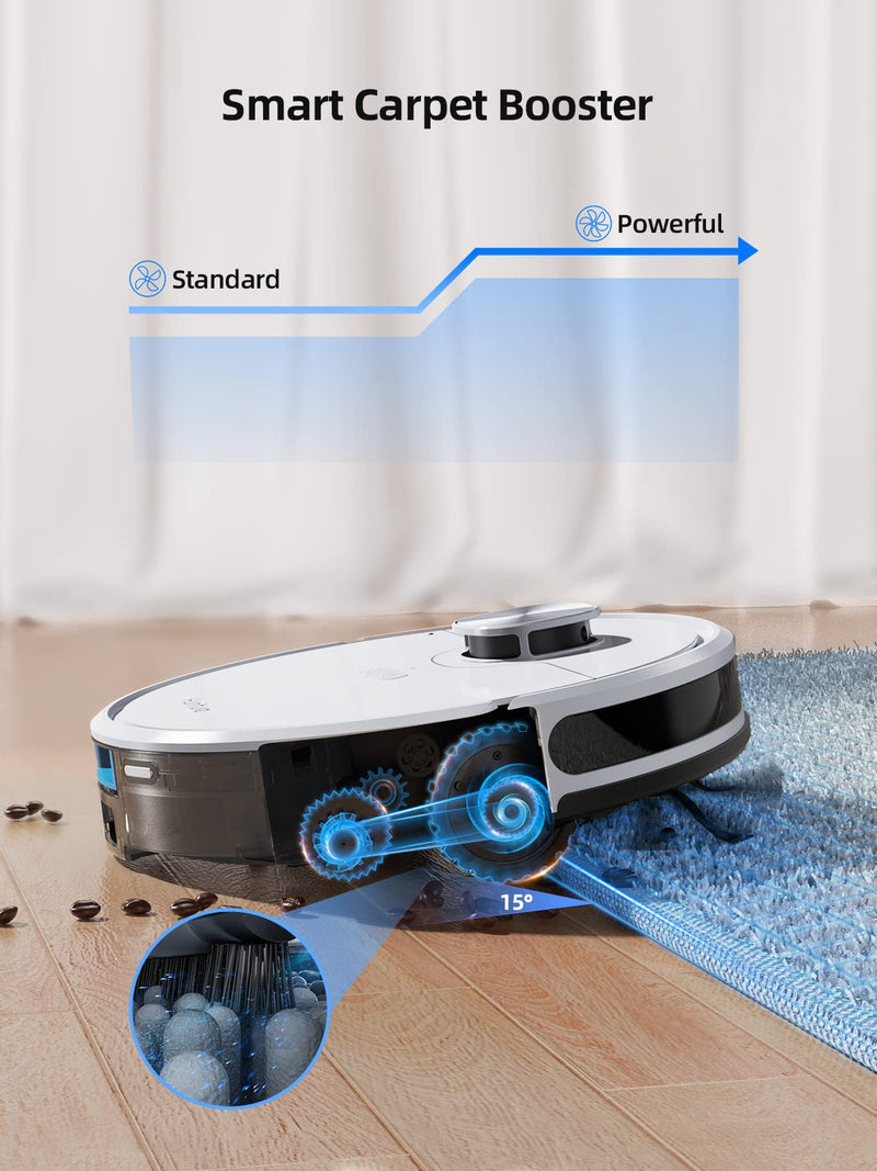 HONITURE Robot Vacuum Cleaner with Mop, 3500pa, WiFi/App