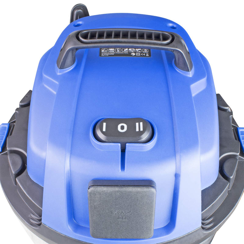 Hyundai 3000W Wet and Dry Vacuum: 100L Capacity, 5m Cable