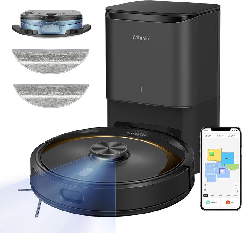 Ultenic T10 Elite Robot Vacuum: Self-Emptying, LiDAR Navigation