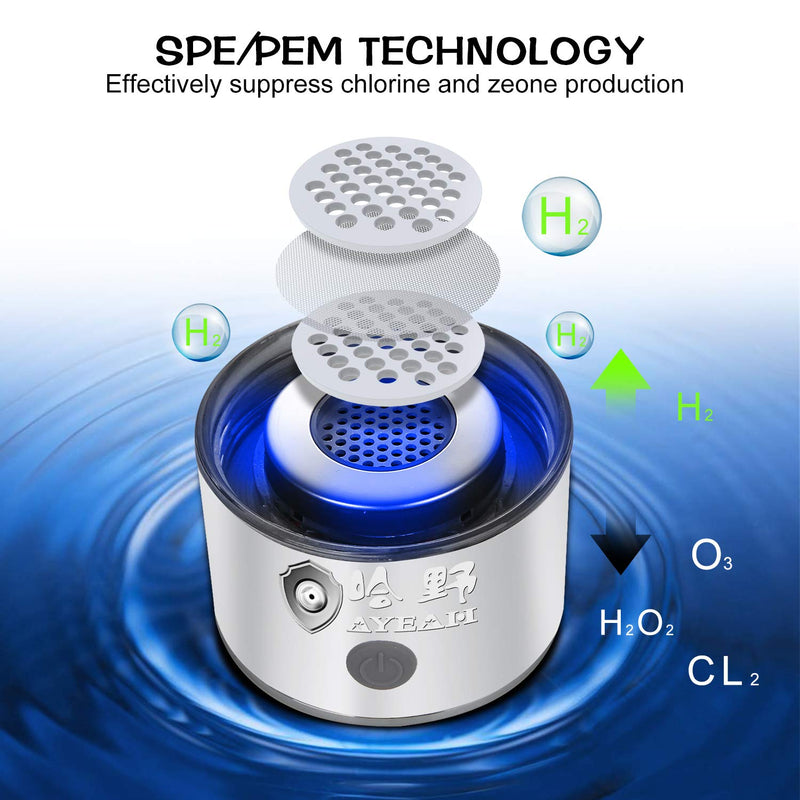 Portable Hydrogen Water Maker: Rechargeable Ionized Generator