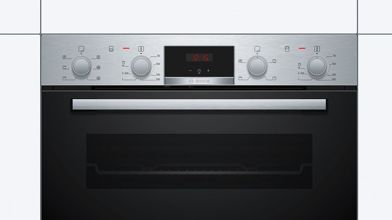 Bosch Serie 2 Stainless Steel Electric Oven, A Energy, 66L