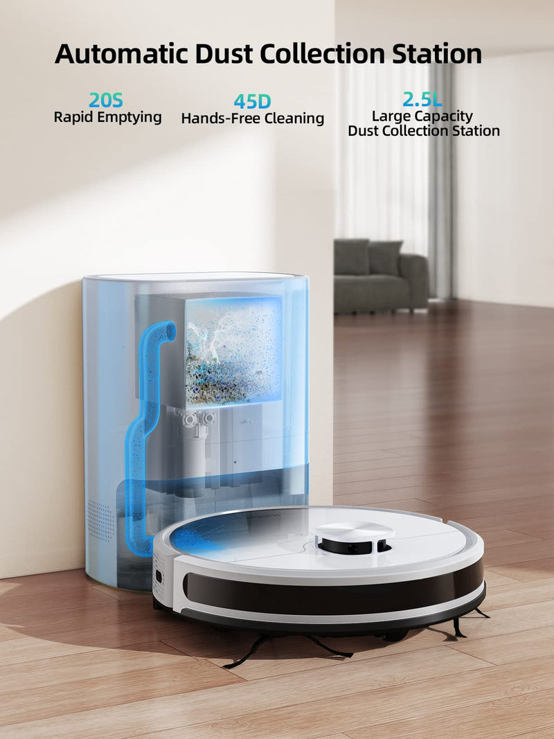 HONITURE Robot Vacuum Cleaner with Mop, 3500pa, WiFi/App