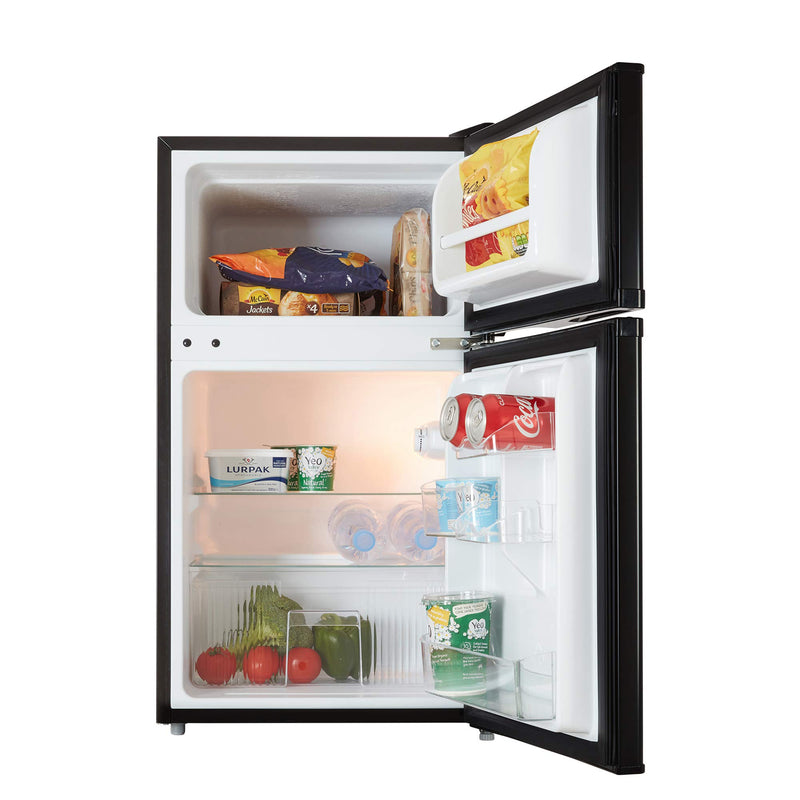 Cookology UCFF87 47cm Fridge Freezer, 87L, Adjustable Temp - Black