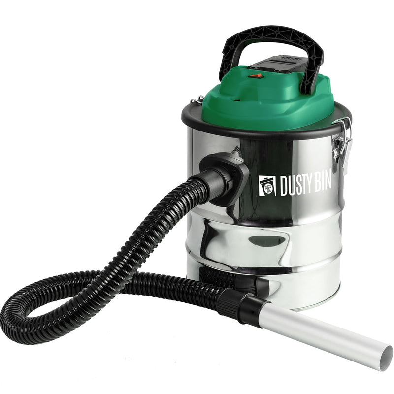 Dusty Bin DB19R Rechargeable Ash Vacuum - Cordless Fireplace Vac