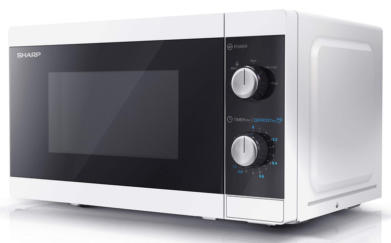 Sharp Compact 20L Microwave: 800W, 11 Power Levels, Defrost, LED Light