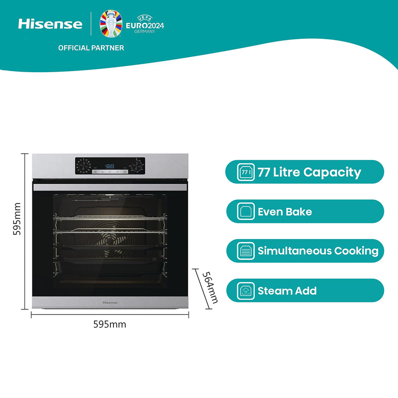 Hisense BI62212ABUK Built-in Electric Single Oven, Black