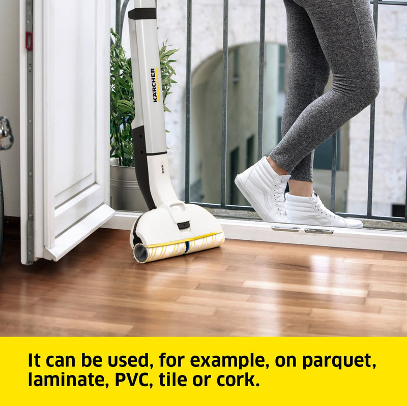 Kärcher EWM 2 Electric Wipe Mop, Cordless Floor Cleaner