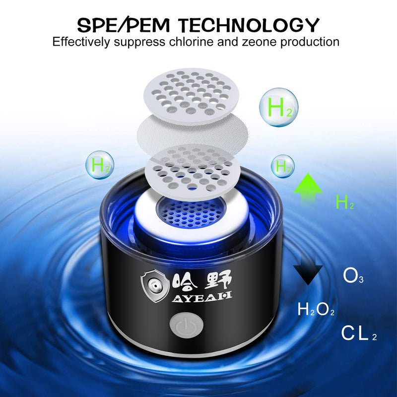 Portable Hydrogen Water Maker: Rechargeable Ionized Generator