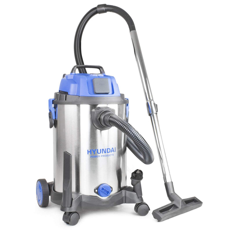 Hyundai 3000W Wet and Dry Vacuum: 100L Capacity, 5m Cable