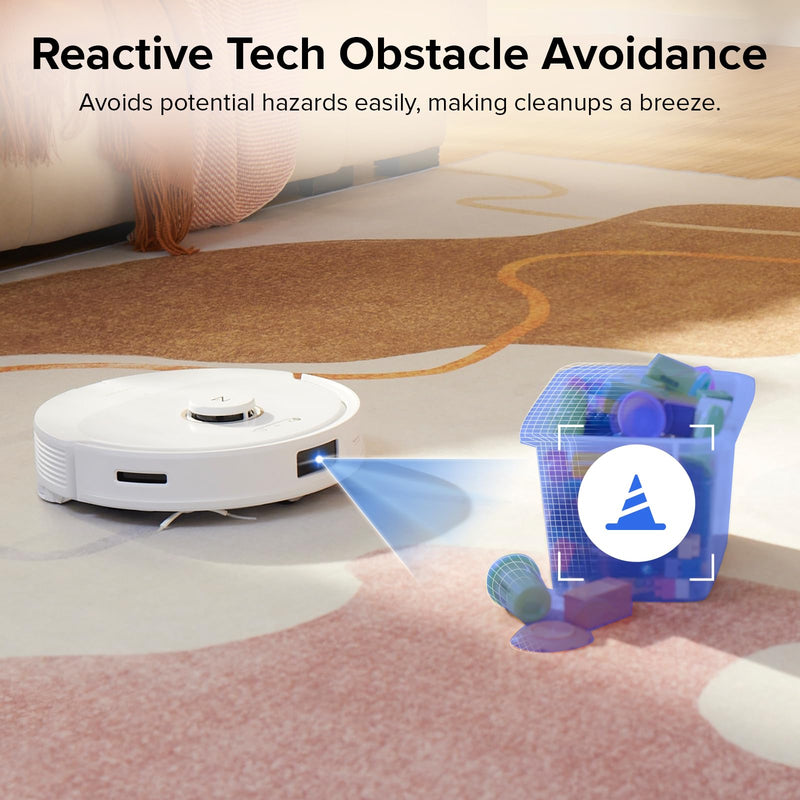 Roborock Q8 Max+ Robot Vacuum: Self-Emptying, Dual Brush, 5500Pa