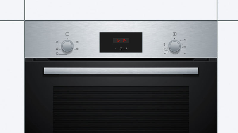 Bosch Serie 2 Stainless Steel Electric Oven, A Energy, 66L