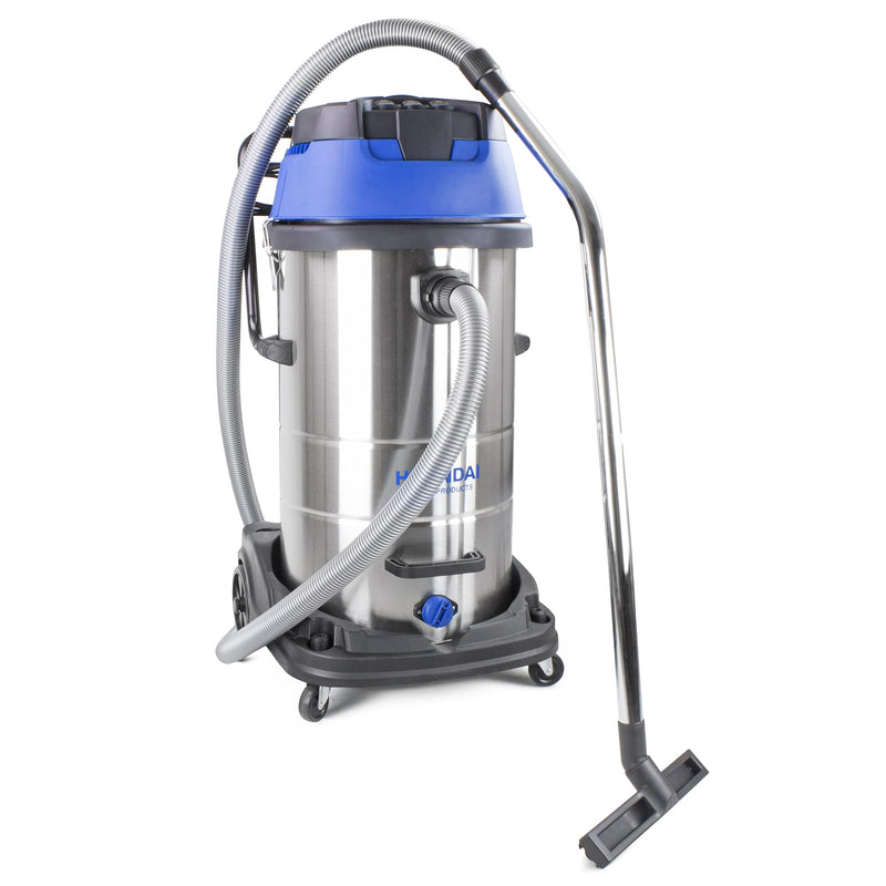 Hyundai 3000W Wet and Dry Vacuum: 100L Capacity, 5m Cable