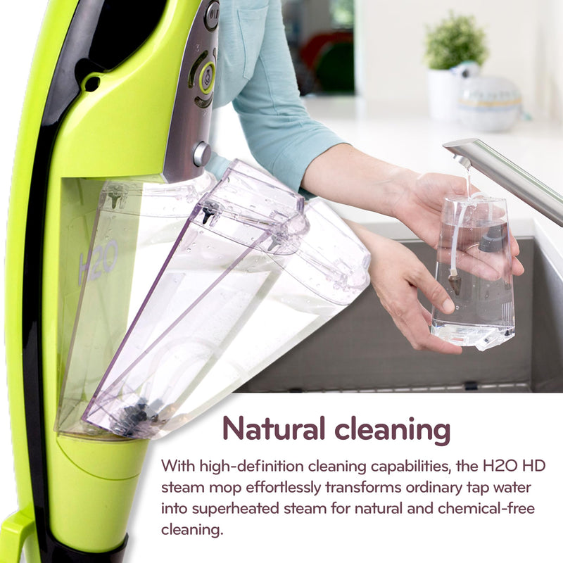 H2O HD Steam Mop & Handheld Cleaner, Multi-Surface Use