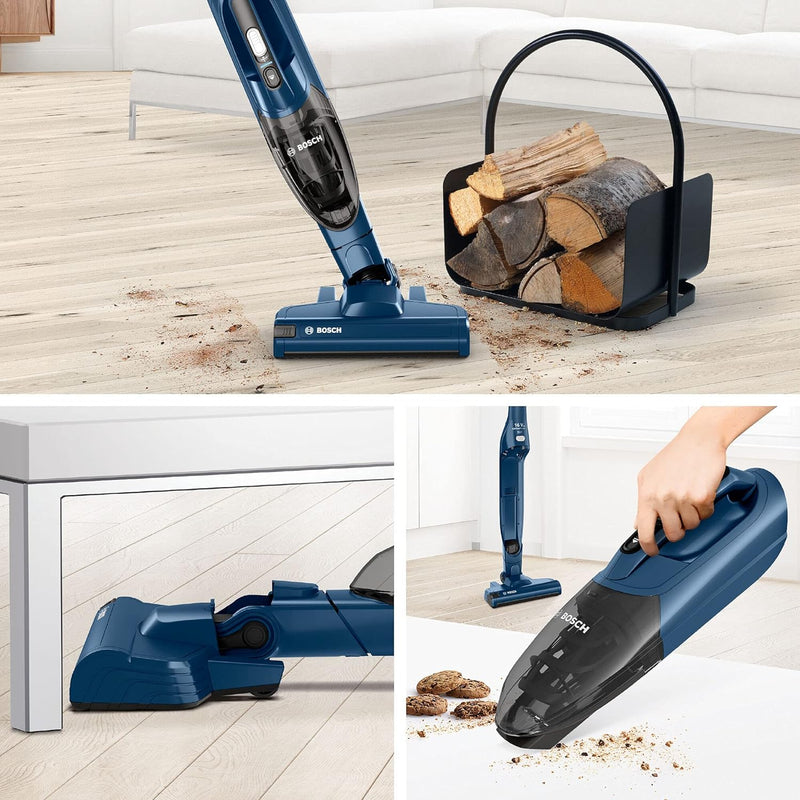 Bosch Readyy’y Serie 2 Cordless Vacuum Cleaner, 16V, 40 min Runtime