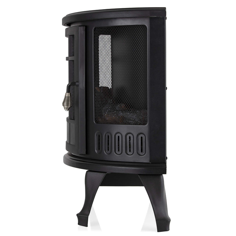 Warmlite WL46017 Bath Log Fire - 1800W, Black