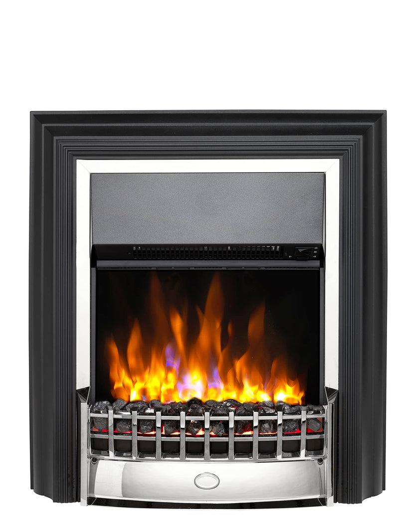 Dimplex Cheriton Deluxe Optiflame Electric Fire, Brass/Black