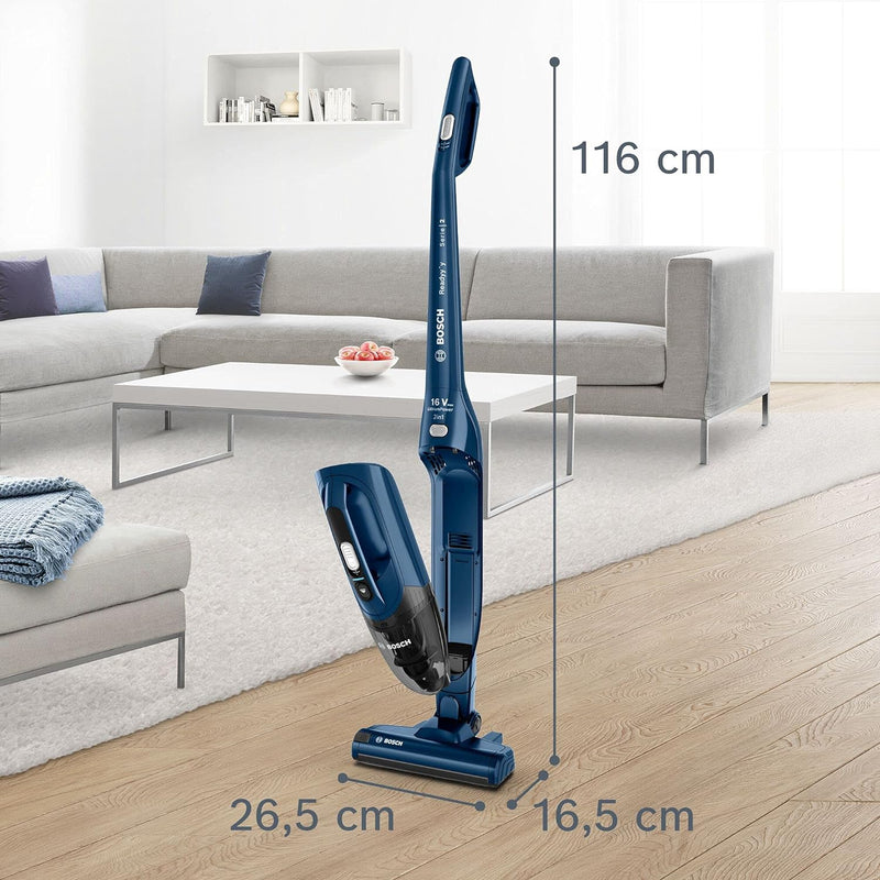 Bosch Readyy’y Serie 2 Cordless Vacuum Cleaner, 16V, 40 min Runtime