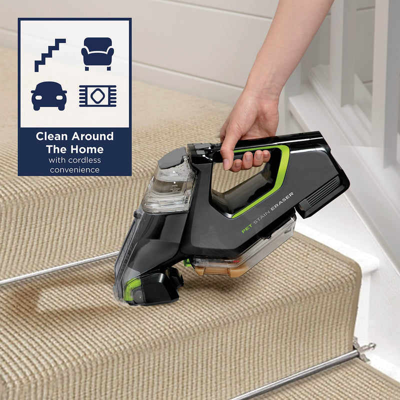 BISSELL Pet Stain Eraser Cordless Handheld Carpet Cleaner