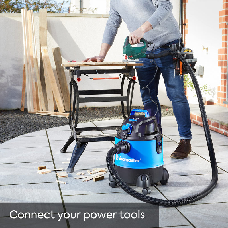 Vacmaster Multi 20 PTO Wet & Dry Vacuum: 1250W, 20L, Garage & Car