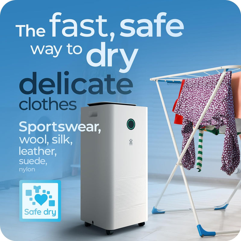 Avalla X-150 Smart Dehumidifier: 16L, Clothes Drying Mode