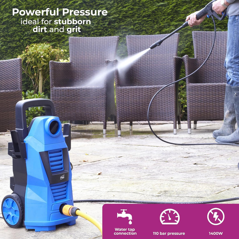 Neo® 110 Bar High Pressure Washer: Jet Water Patio Cleaner