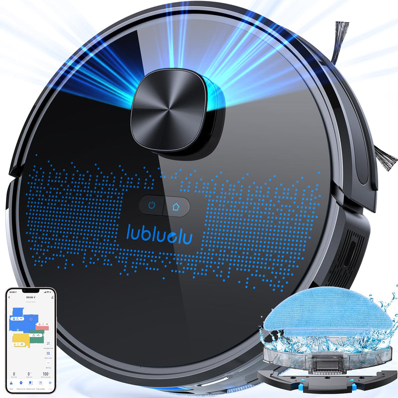 Lubluelu Robot Vacuum: 2-in-1, 4000Pa, Lidar Navigation