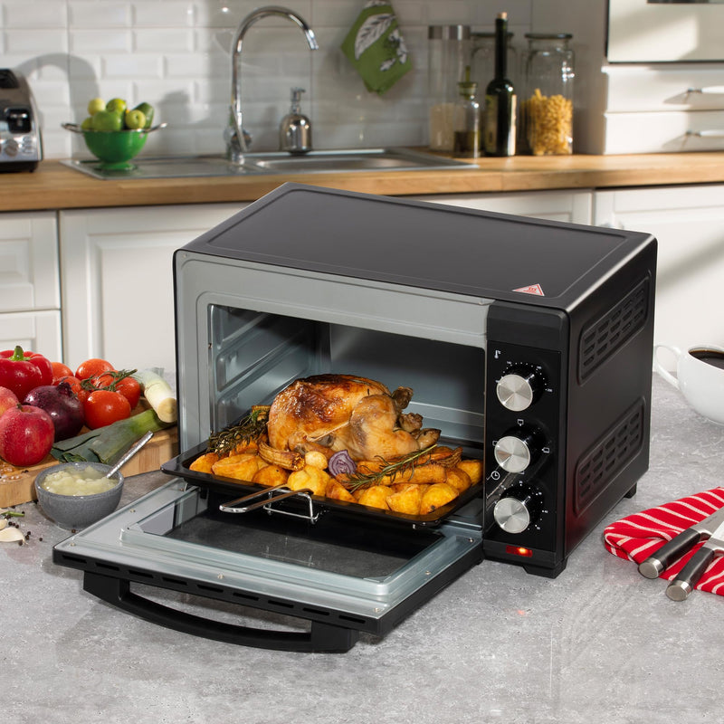 Daewoo Mini Countertop Electric Cooker, 32L Oven & Grill