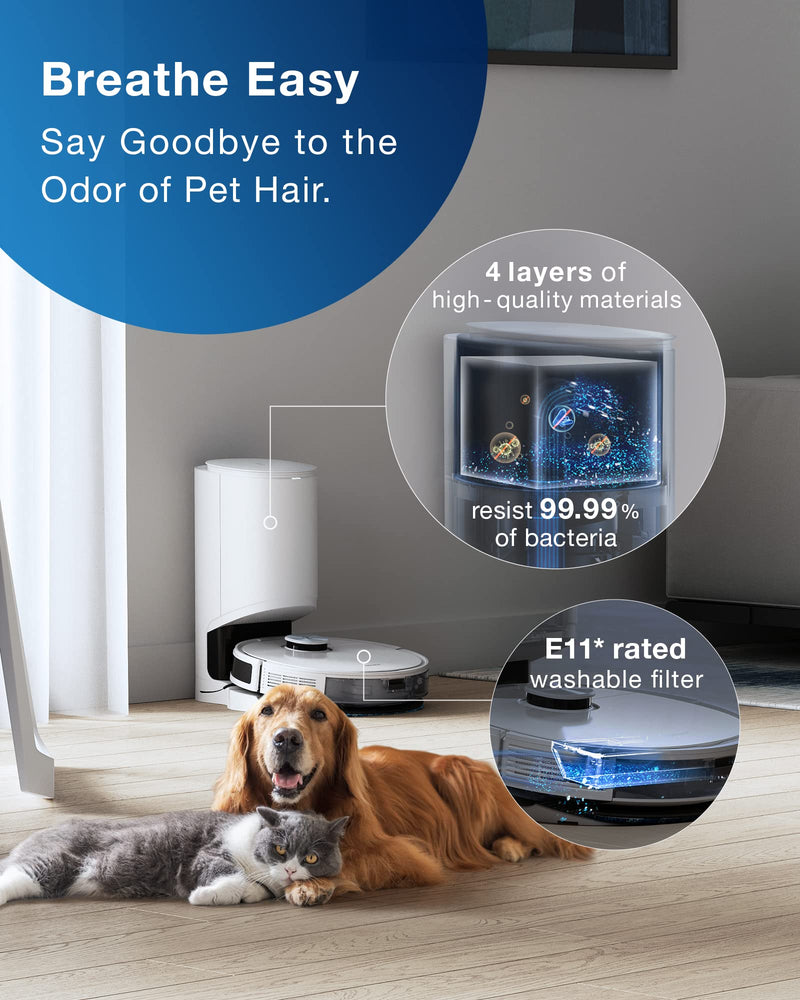 ECOVACS DEEBOT N10 Robot Vacuum - TrueMapping 2.0