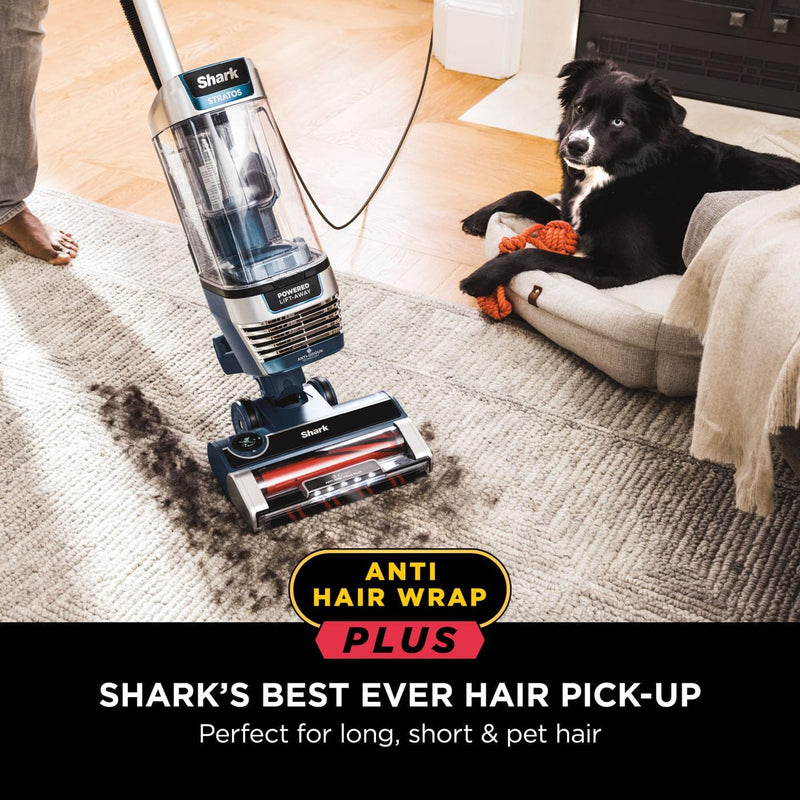 Shark Stratos XL Corded Vacuum: Anti Hair Wrap, Pet Tools, 800W