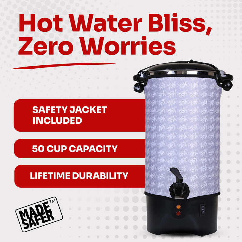 Made Safer Hot Water Urn: Boiling Water Dispenser for Tea, 8L