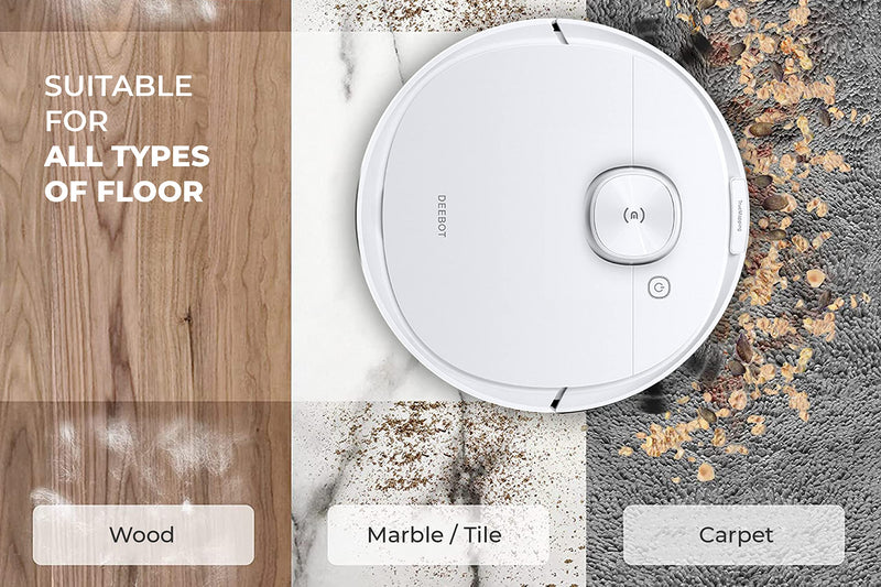 ECOVACS DEEBOT N8+ Robot Vacuum - OZMO™ Mop, Auto-Empty