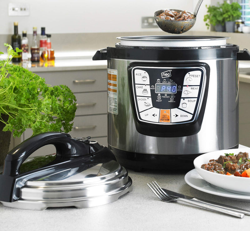 Neo 6L Stainless Steel Electric Pressure Multi Cooker